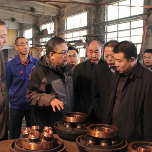 郝文杰副市長(zhǎng)來公司調(diào)研