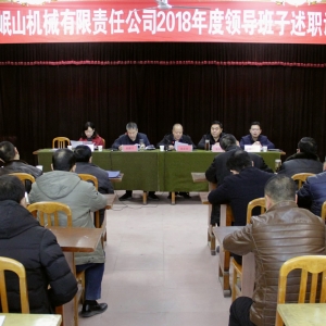 天水市工信委對公司領(lǐng)導班子進行年度考核