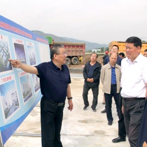 市長王軍來公司新廠區(qū)建設現(xiàn)場調研