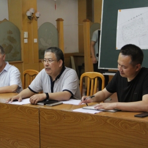 市領導調研我公司易地搬遷改造項目